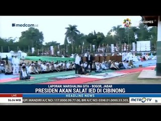 Kesederhanaan Jokowi Shalat Idul Adha Di Bogor 22 Agustus 2018