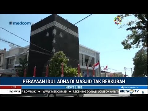 Idul Adha di Masjid Tak Berkubah Mirip Kakbah Di Makassar