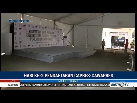 Hari Kedua, Pendaftaran Capres dan Cawapres Masih Sepi