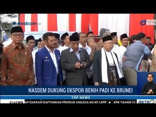 Nasdem Bangga RI Eskpor Benih Padi Hibrida "Sembada"