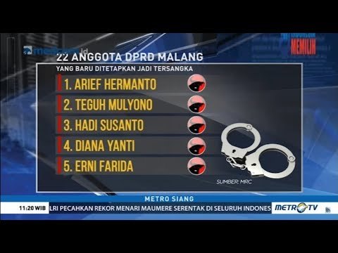 KPK Bongkar Korupsi Massal 22 Anggota DPRD Kota Malang ! Ini Daftar Namanya