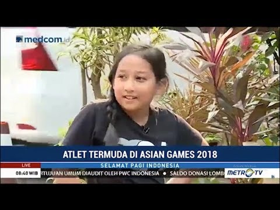 Kenalan dengan Aliqqa Novvery, Atlet Termuda Asian Games 2018
