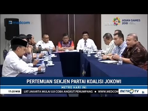 Ada Apa Sekjen Parpol Koalisi Jokowi-Ma'ruf Berkumpul Dalam Formasi Lengkap ?