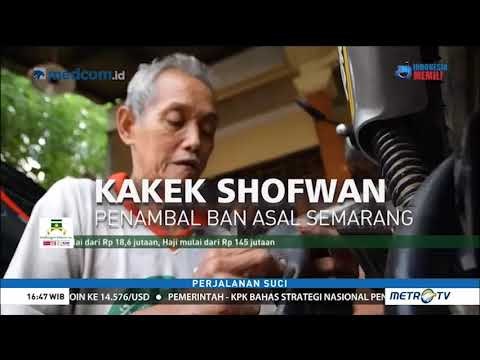 Tujuh Tahun Menabung, Kakek Penambal Ban di Semarang Naik Haji