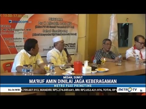 Jokowi-Ma'ruf Mendapat Dukungan Tokoh Lintas Agama Sumut