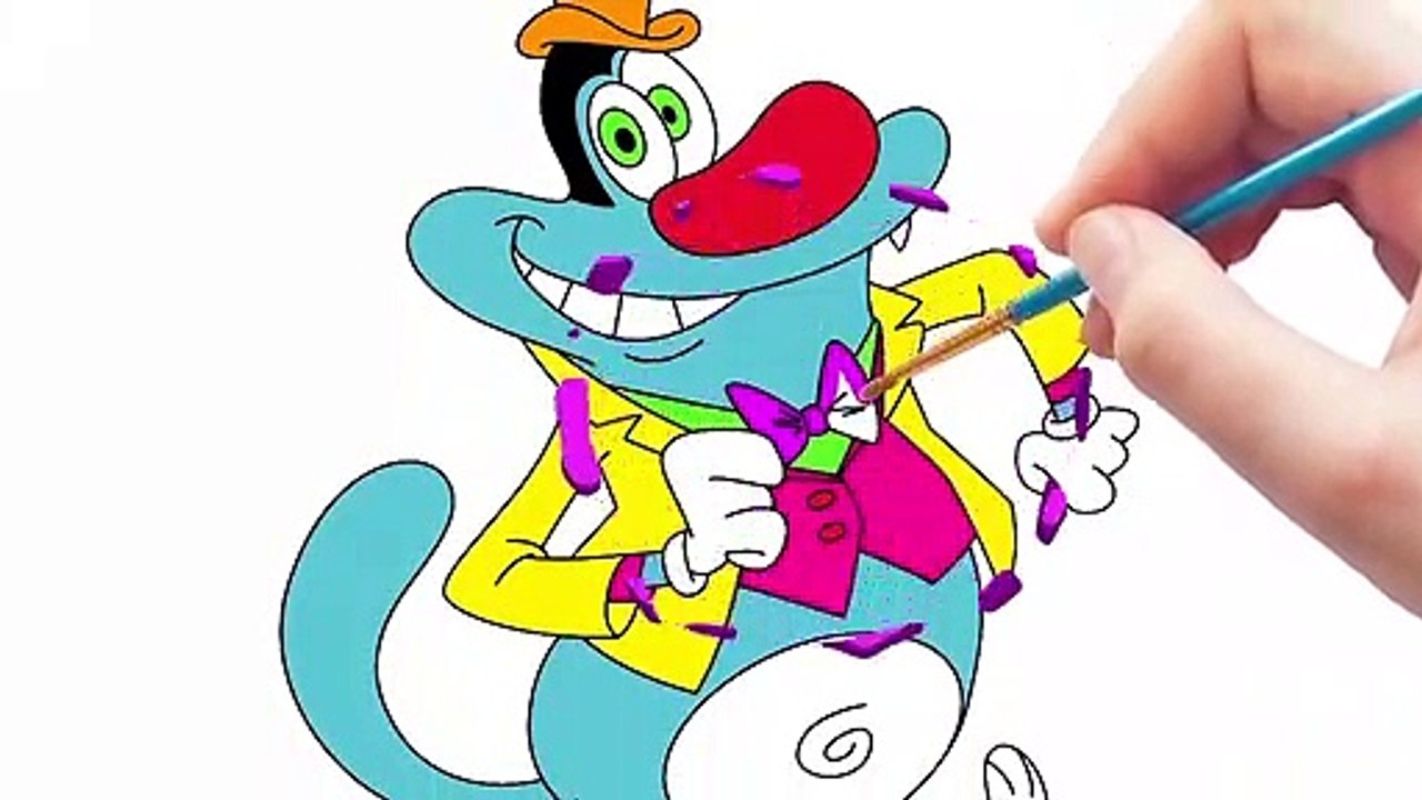 Oggy and the Cockroaches 2019 Collection of Drawing and Coloring for Kids | Learning shapes for Toddlers