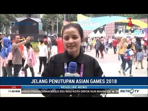 Suasana GBK Jelang Penutupan Asian Games 2018