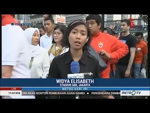 GBK Sudah Dipadati Penonton Pembukaan Asian Games 2018