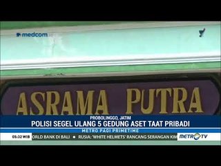 Polisi Segel Ulang Lima Gedung Aset Taat Pribadi