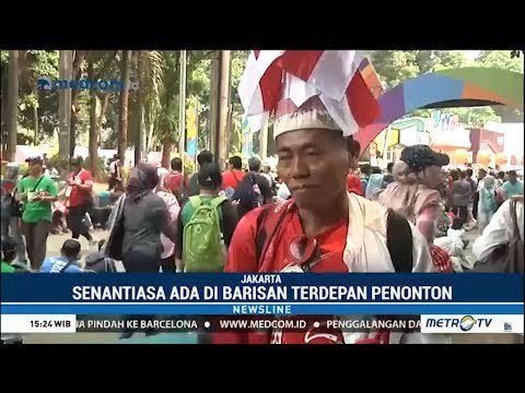 Hariyanto, Suporter Nyentrik Bulu Tangkis Di Istora Senayan