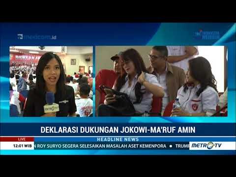 Garda Relawan Jokowi Deklarasikan Dukungan untuk Jokowi-Ma'ruf