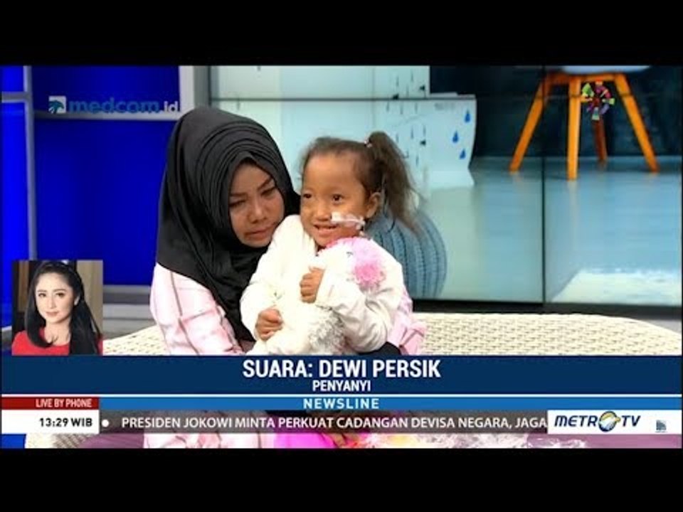 Dewi Perssik Simpati Perjuangan Siti Mengobati Sang Buah Hati
