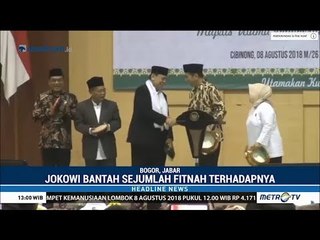 Jokowi Bantah Sejumlah Fitnah Terhadapnya