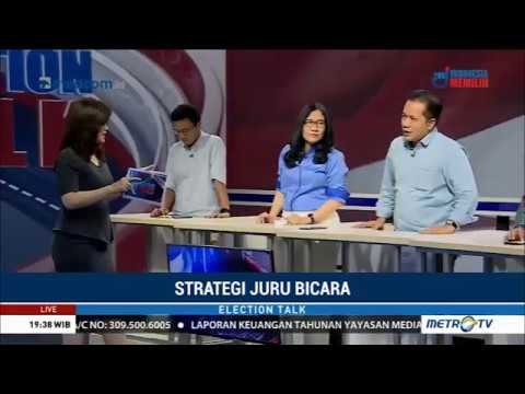 Election Talk : Strategi Juru Bicara Jokowi vs Prabowo