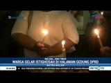 Kota Malang Diguncang Korupsi Massal, Warga Gelar Doa Bersama Di Halaman Gedung DPRD Kota Malang