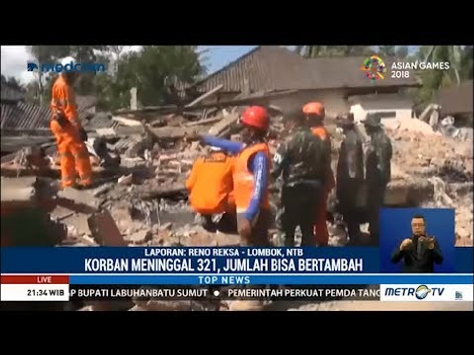 Kerugian Akibat Gempa Lombok Ditaksir Lebih dari Rp 2 T