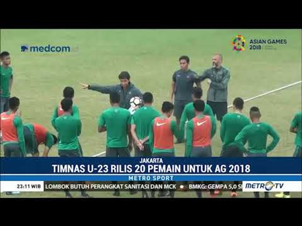 Timnas U-23 Rilis 20 Pemain untuk Asian Games 2018