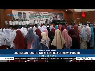 Ribuan Santri Deklarasi Dukung Jokowi-Maruf