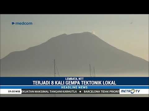 Aktivitas Gunung Ile Lewotolok Fluktuatif