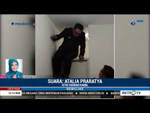 Heboh Ridwan Kamil Teriak Lompat Toilet, Sang Istri Atalia Terobos Toilet Pria