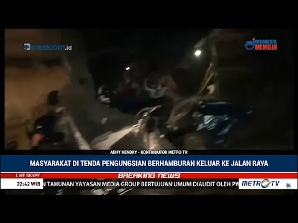 Malam Mencekam Saat Gempa Besar Susulan di Lombok 19 Agustus