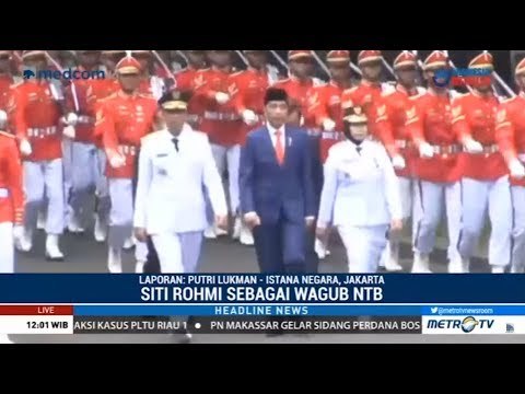 Jokowi Kirab Gubernur & Wakil Gubernur Baru NTB Untuk Dilantik Di Istana
