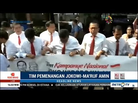Siapa Saja Tokoh Besar Masuk Tim Kampanye Nasional Jokowi-Ma'ruf Yang Diserahkan ke KPU ?
