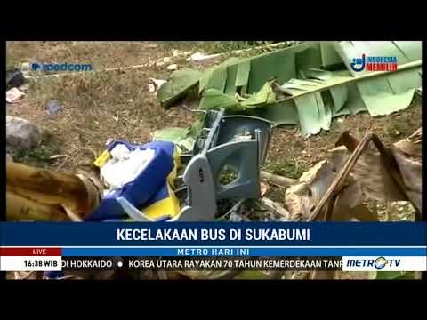 Tragedi Bus Di Sukabumi : Evakuasi Bus Selesai, Jalan Cikidang Kembali Dibuka