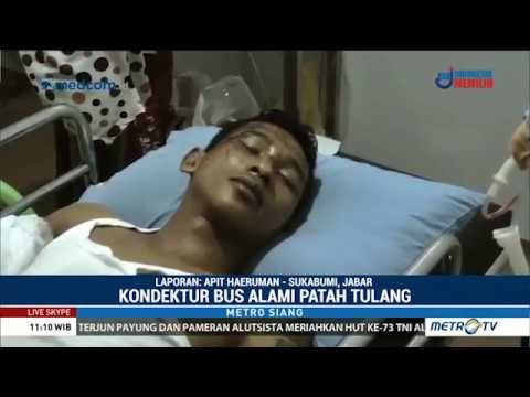 Bus Jatuh ke Jurang, Kondektur Alami Patah Tulang