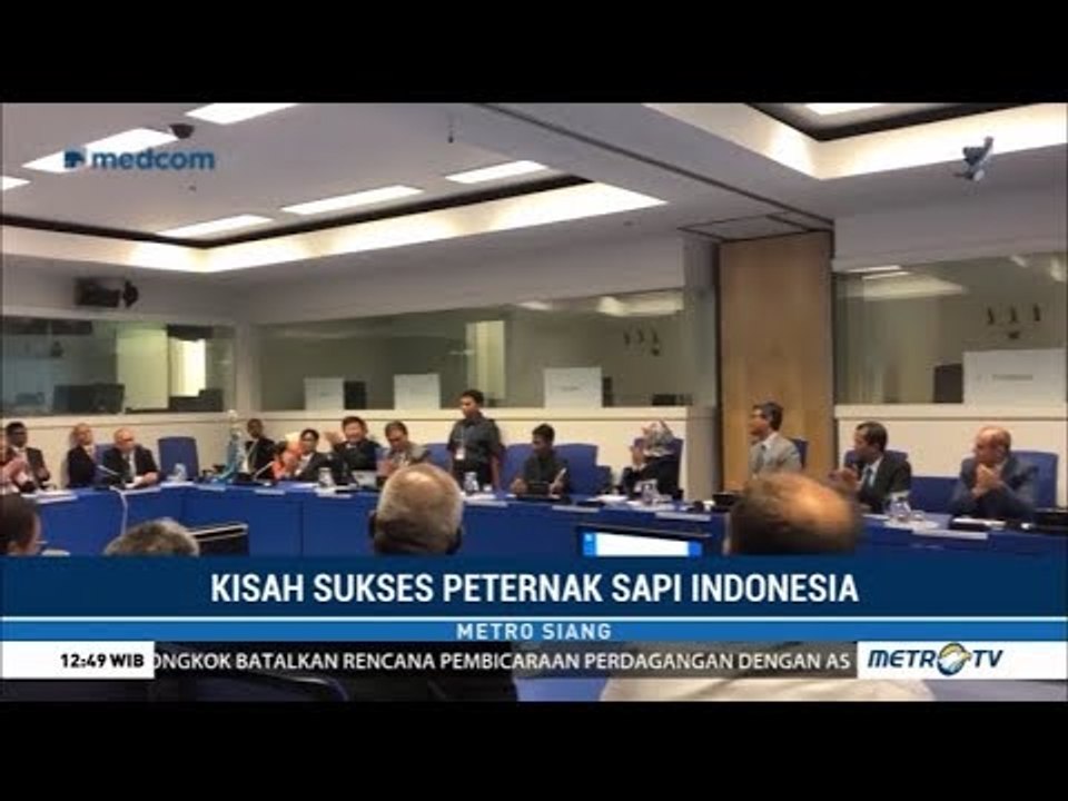 Bangga ! Dua Peternak Sapi Asal Indonesia Berhasil Menggait Kerjasama dalam Konferensi Internasional