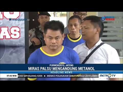 Tukang Oplos Miras Di Banyumas Ditangkap Polisi