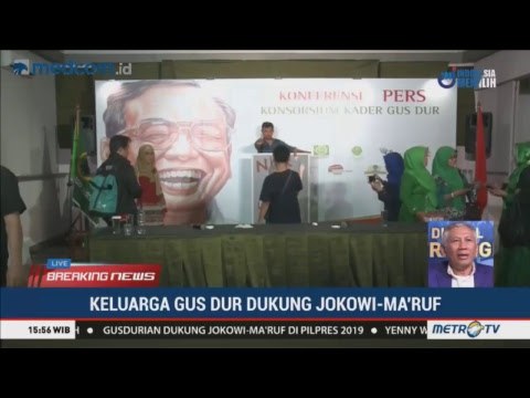 Breaking News - Keluarga Gus Dur Dukung Jokowi-Ma'ruf
