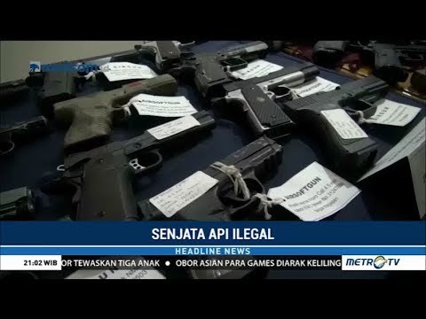 Polisi Temukan Puluhan Senjata Api di Rumah DPO Kasus Narkoba