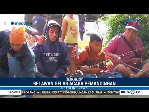 Relawan Jokowi-Ma'ruf Amin Gelar Mancing Gratis