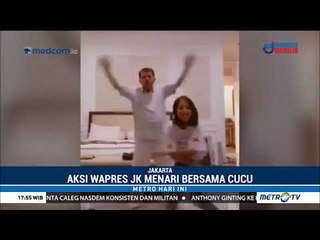 Seru ! Aksi JK Menari Bersama Cucu