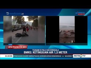 Air Naik ke Jalan, Warga Palu Panik Berlarian