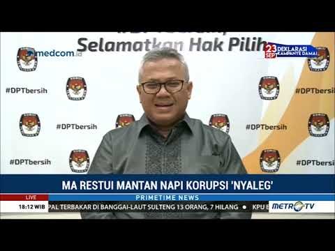 KPU Terkejut dengan Putusan MA 'Eks Napi Koruptor Nyaleg'