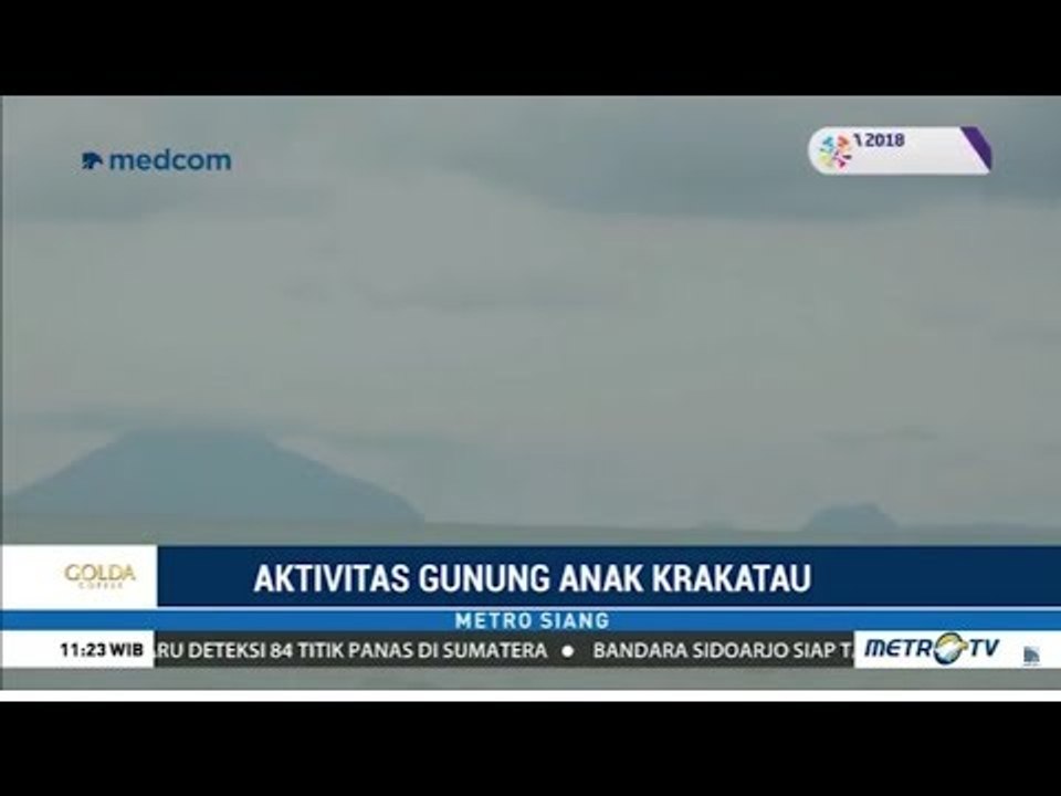 Waspada ! Status Gunung Anak Krakatau : Waspada