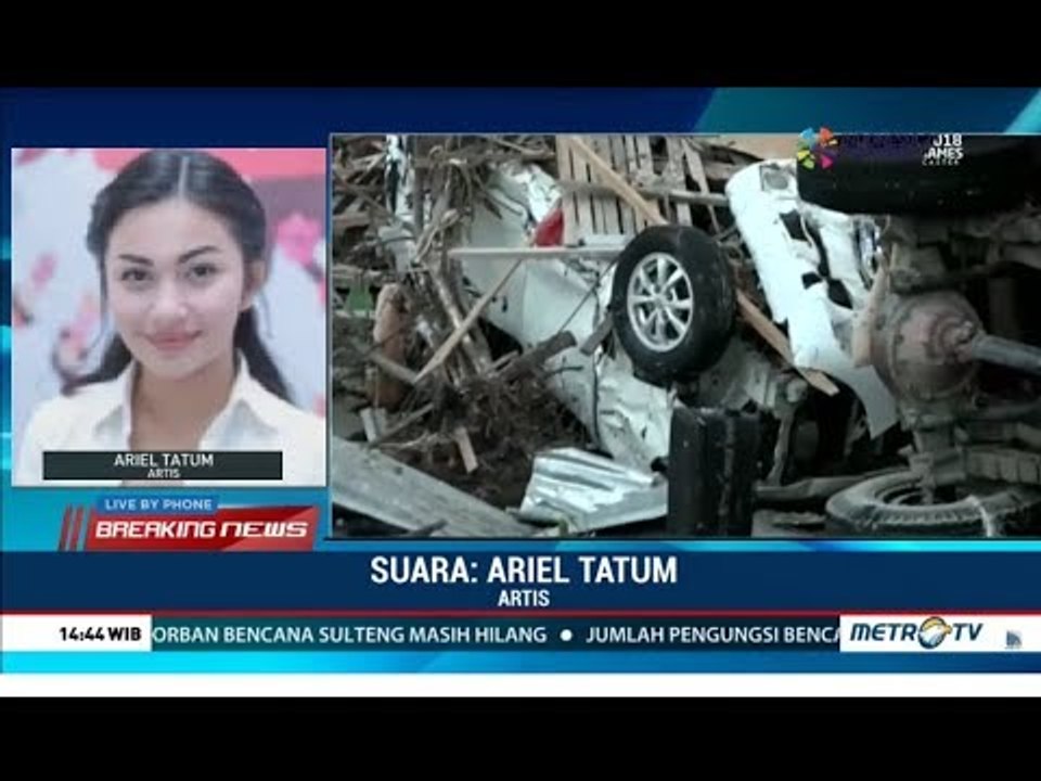 Ariel Tatum Ungkap Niatnya Kunjungi Korban Gempa Dan Menggalang Dana