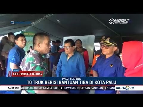 Bantuan Logistik Partai NasDem Tiba Di Palu