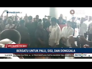 Jokowi Berhenti Di RS Darurat Di Bandara SIS Al-Jufrie Palu