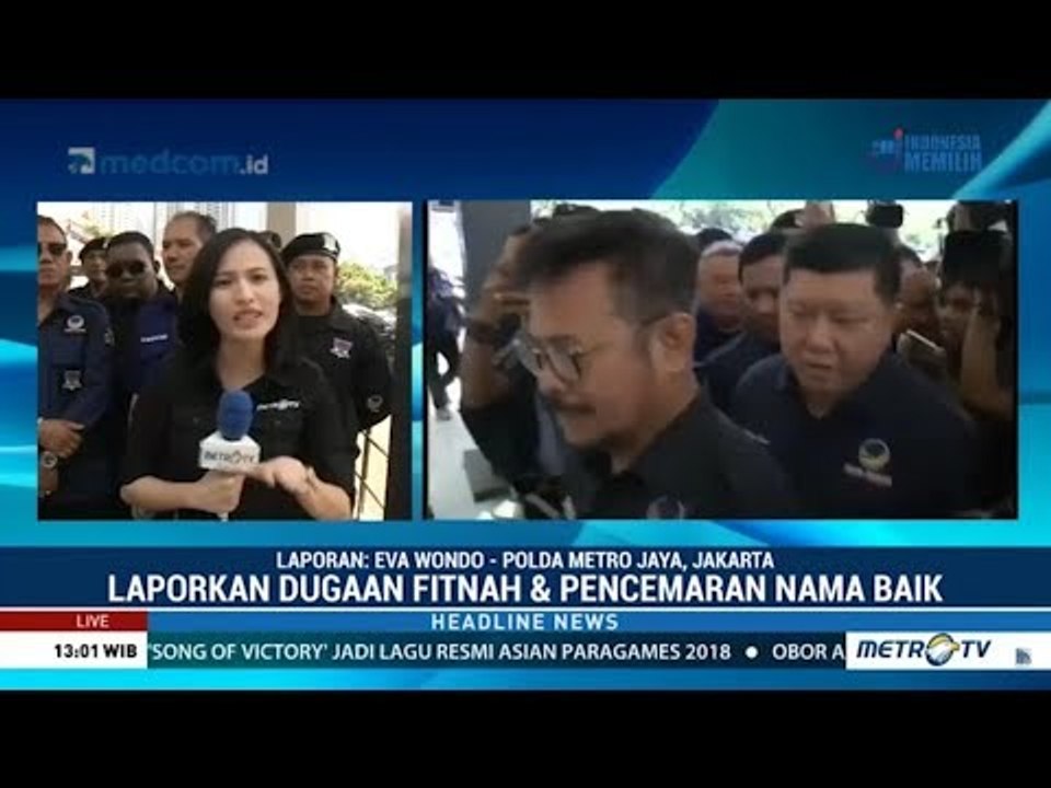Resmi ! NasDem Laporkan Rizal Ramli Ke Polda Metro