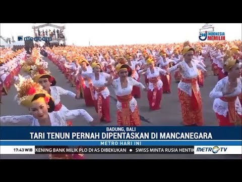 Dramatis ! 2 Ribu Penari Tenun Bali Pecahkan Rekor MURI