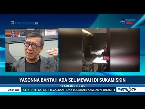 Yasonna Bantah Ada Sel Mewah di Sukamiskin