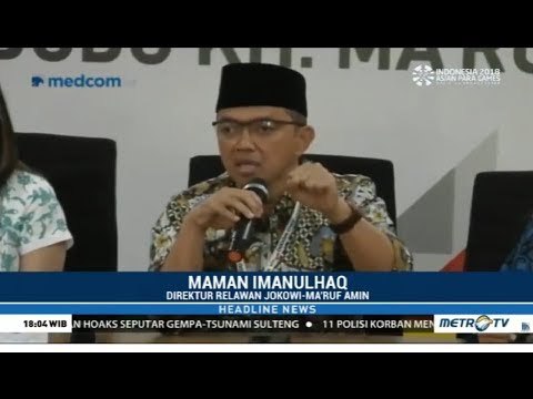 Relawan Jokowi-Ma'ruf Buka Posko Untuk Bencana Sulteng