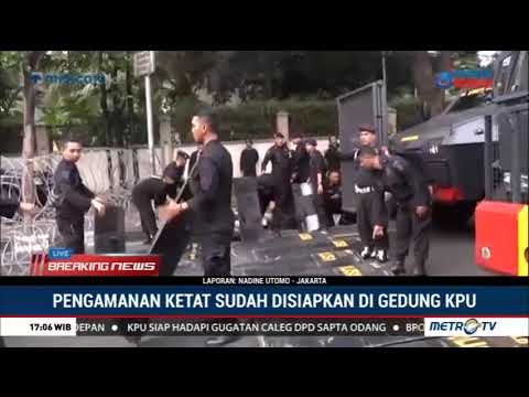 Suasana KPU Jelang Pengundian Nomor Urut Capres