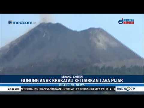 Aktivitas Gunung Anak Krakatau Meningkat