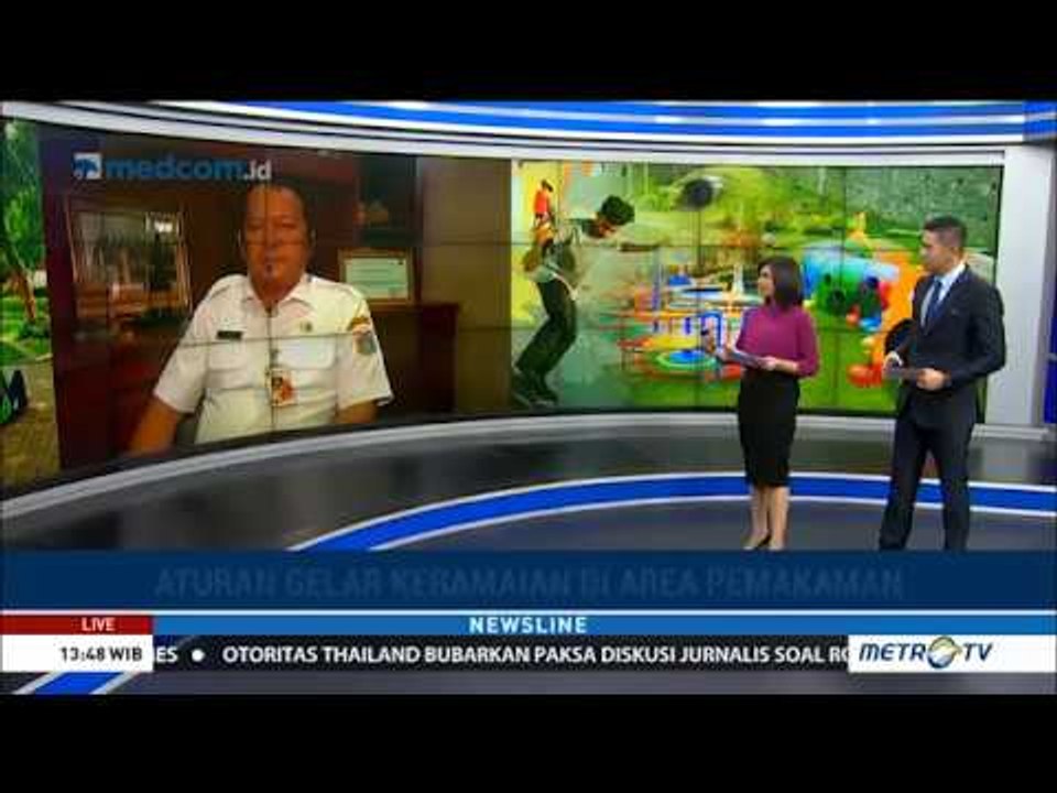 Tabu ! Dangdutan Di Area TPU, Pemprov DKI : Dilarang Hajatan Di Area TPU