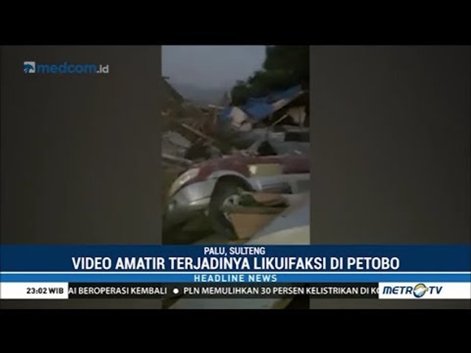 Video Amatir Tanah Bergerak di Palu