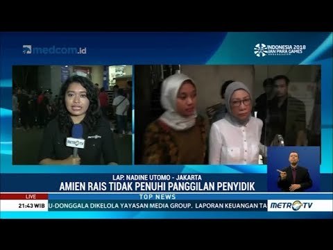 Terkait Kasus Hoaks Ratna, Amien Rais Tak Penuhi Panggilan Polisi